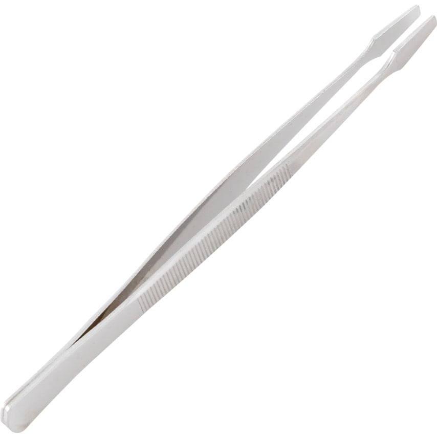 120mm Flat Blade Precision Tweezers