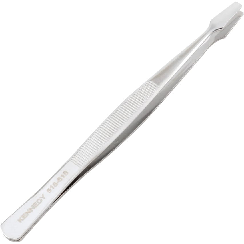 120mm Flat Blade Precision Tweezers