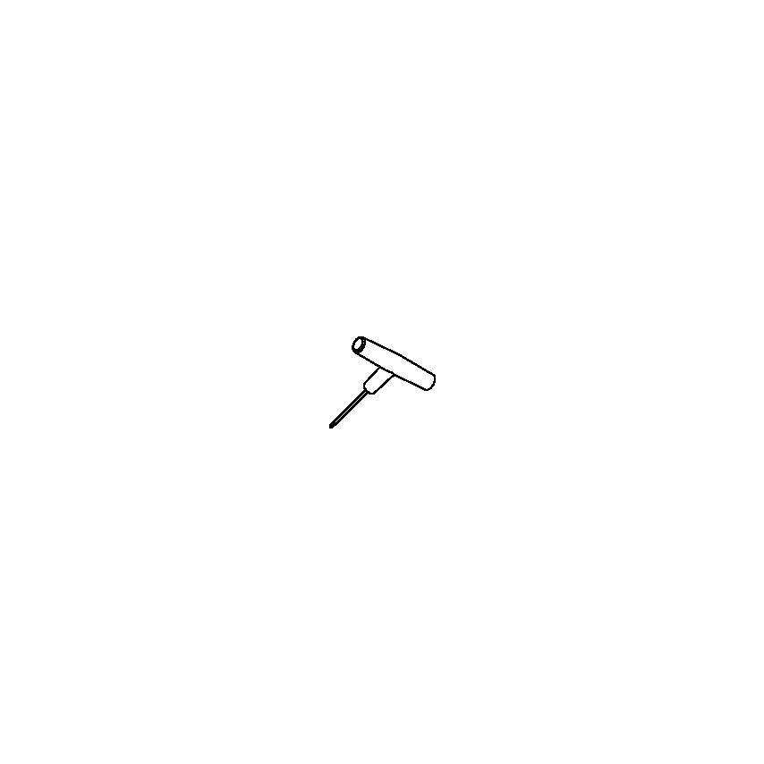 12148045000 T Handle Hex Wrench