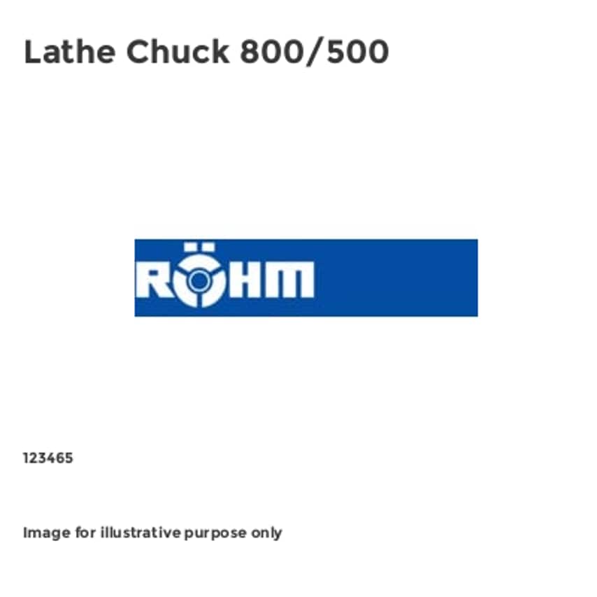 123465 Lathe Chuck 800/500