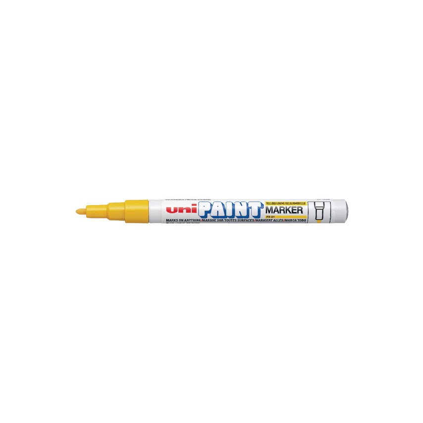 124511000 Unipaint Marker PX21 Yellow (Pack-12)