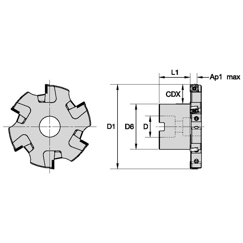 125Y08LK90SP10N14K Kssm 125MM Left Hand SP10