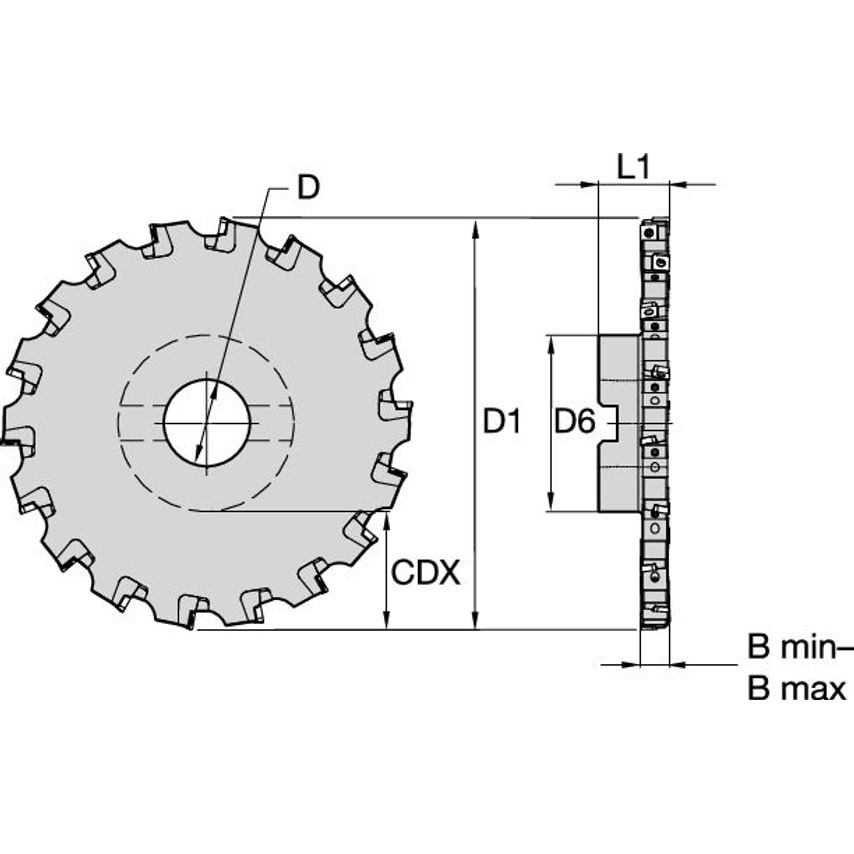 125Y08NK90SD12N20K Kssm 125MM Neutral SD12 Insert