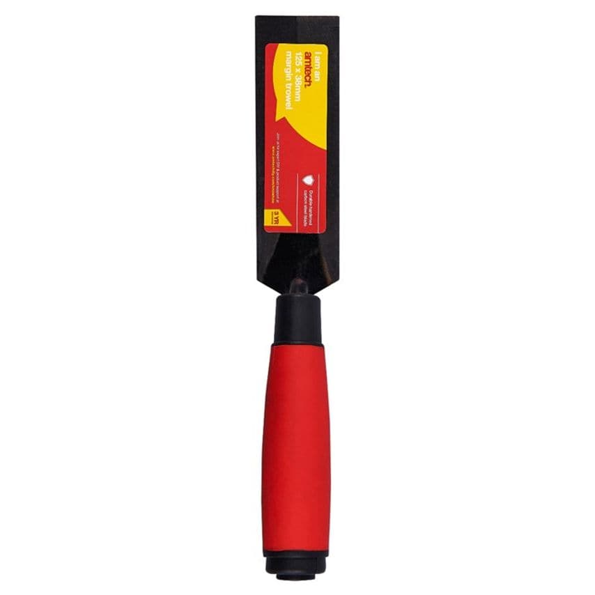 125mm (5") X 38mm (1.5") Margin Trowel with Soft Grip
