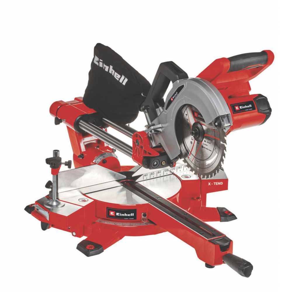 Einhell TE-SM 36/210 Li - Solo 210mm 36V Li-Ion Power X-Change  Cordless Single-Bevel Sliding Mitre Saw - Bare
