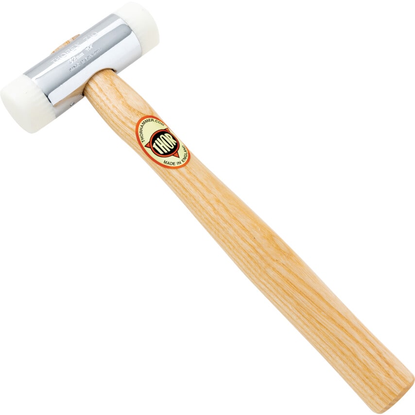 12-710N 32mm Nylon Hammer with Wood Handle