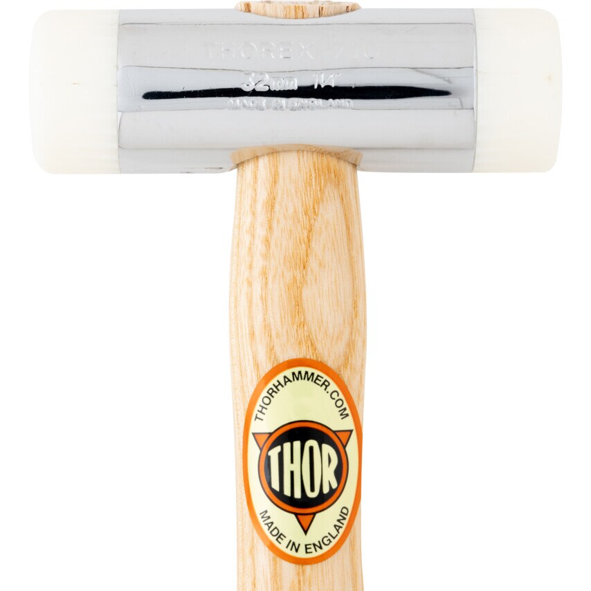12-710N 32mm Nylon Hammer with Wood Handle