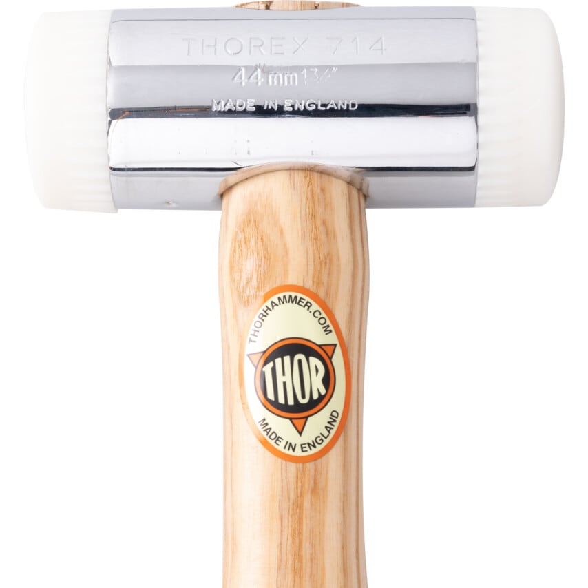 12-714N 44mm Nylon Hammer with Wood Handle