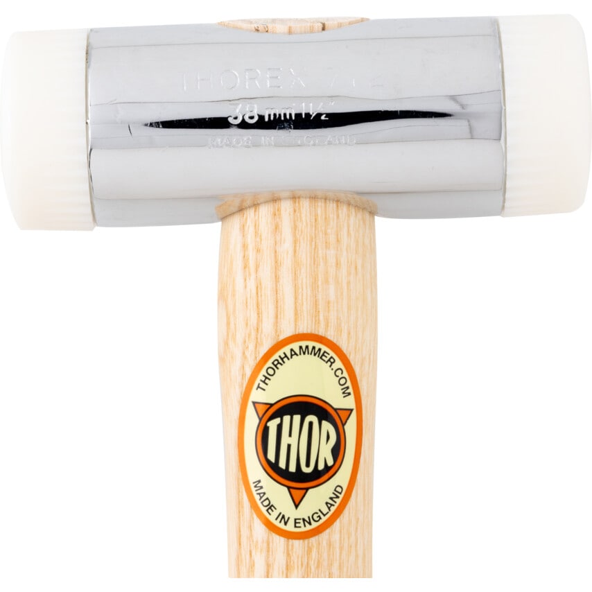 12-720N 38mm Nylon Hammer with Wood Handle