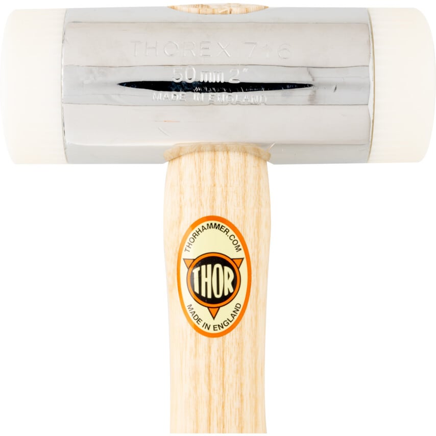 12-720N 50mm Nylon Hammer with Wood Handle