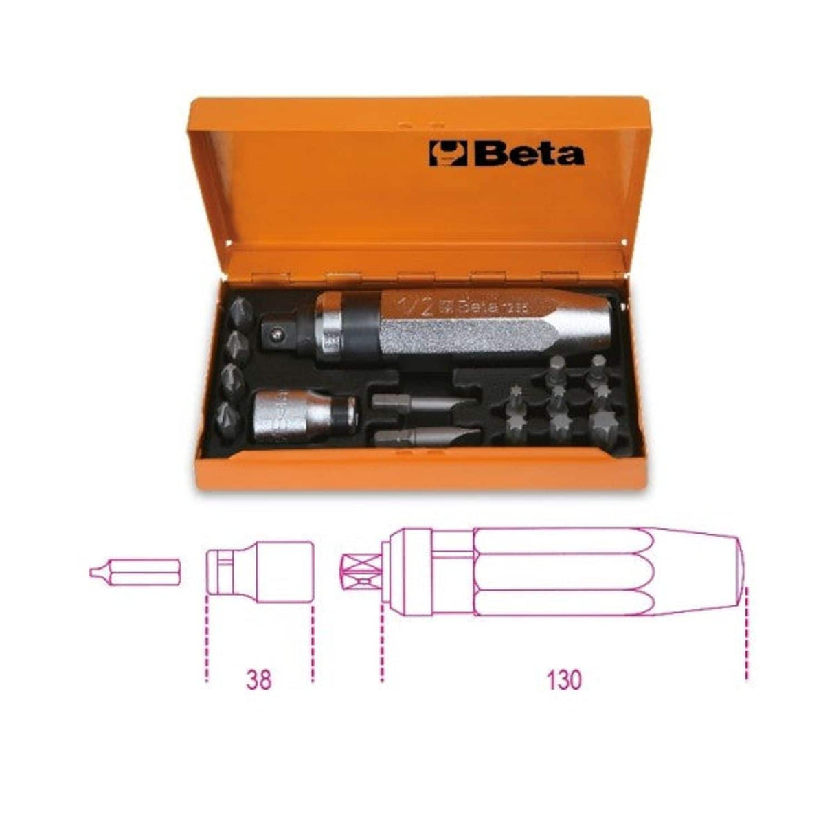 1295/C14-1295 + 14 Bits + 1 Socket Holder