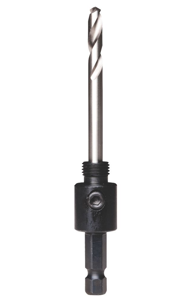 Starrett A1E Hex Shank Multi-Material Arbor with 92mm Pilot Drill