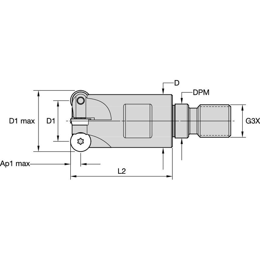 12E03R020M06SRD05 Modular Milling Tool