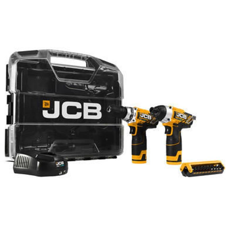 12V Twin Pack 2.0Ah Batteries in W-boxx 102 Power Tool Case