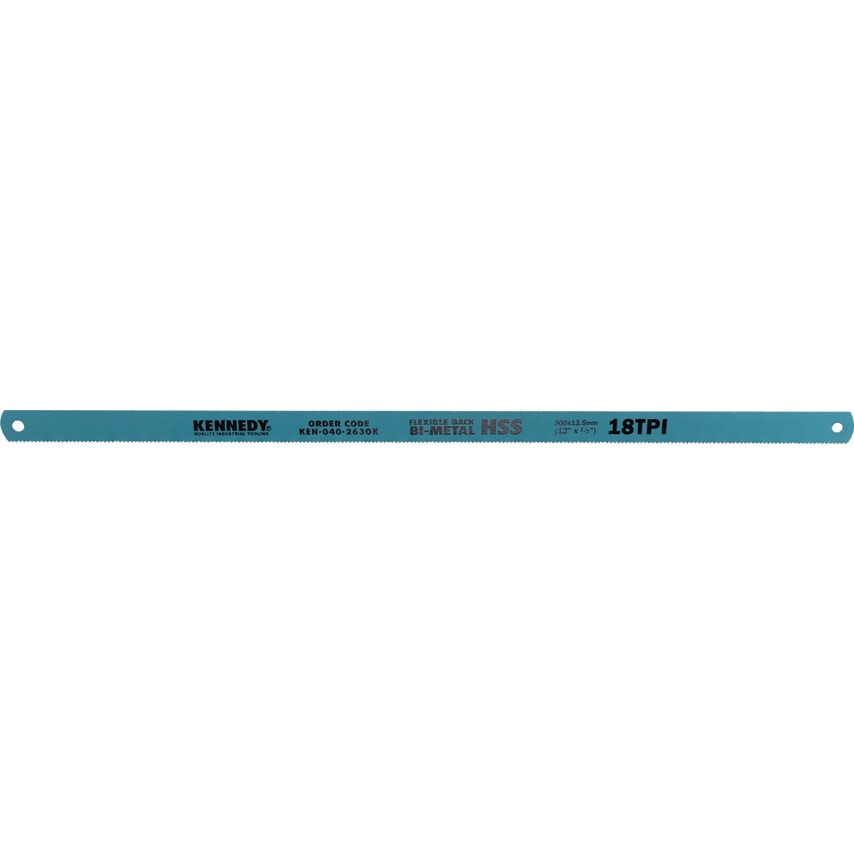 12"X1/2"X18tpi Bi-Metal Hacksaw Blades