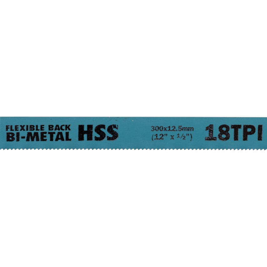 12"X1/2"X18tpi Bi-Metal Hacksaw Blades