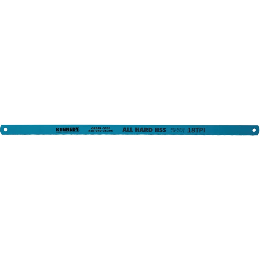 12"X1/2"X18tpi HSS All Hard Hacksaw Blades