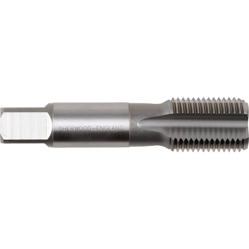 1/2"X14 BSPF HSSGT Straight Flute Plug Tap