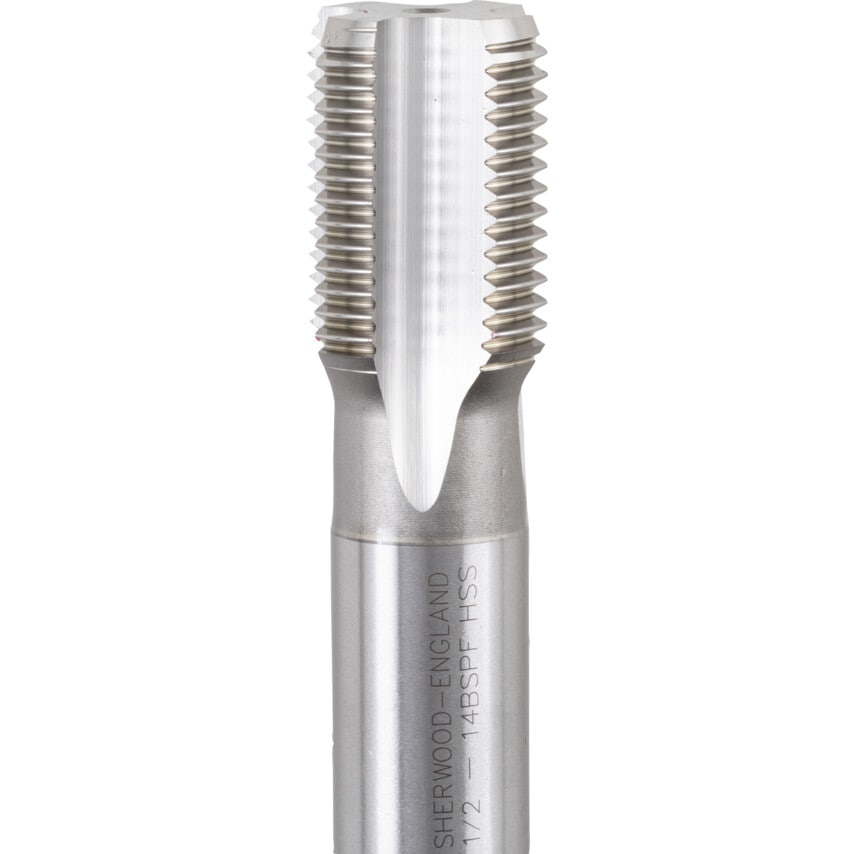1/2"X14 BSPF HSSGT Straight Flute Plug Tap