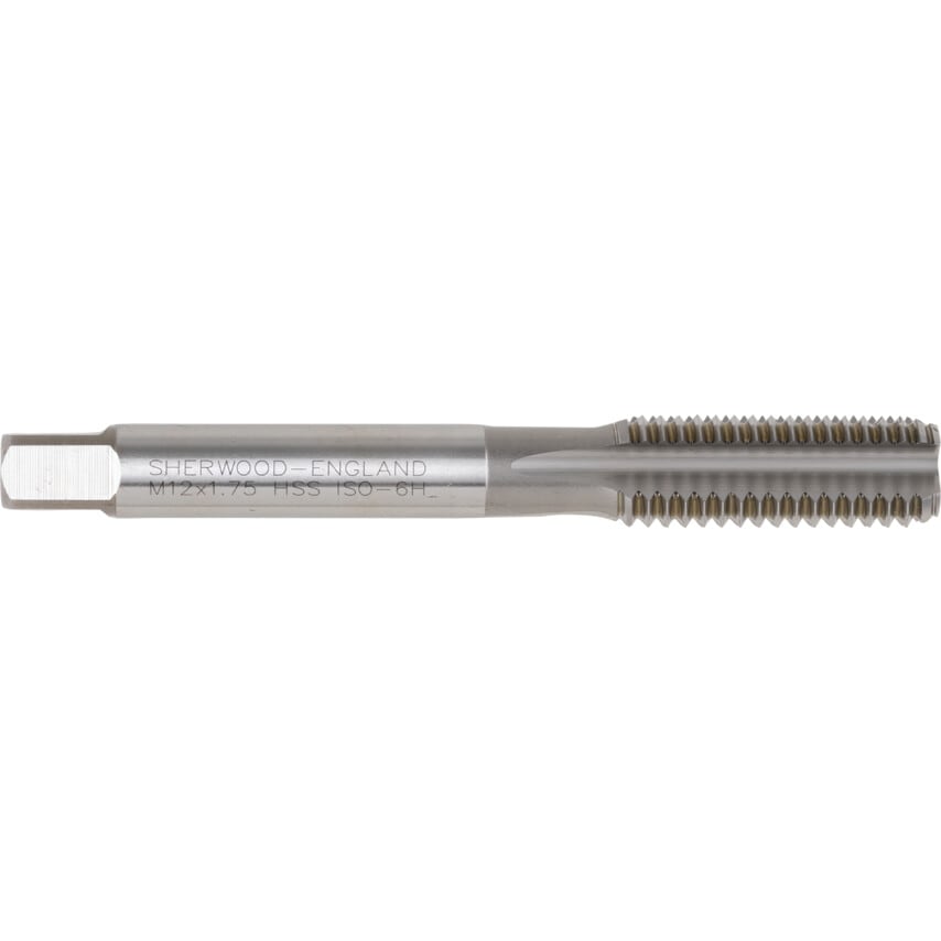 12X1.75MM HSSGT Straight Flute Plug Tap