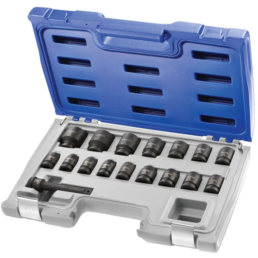1/2" Drive Impact Socket Set17 Piece - E041603