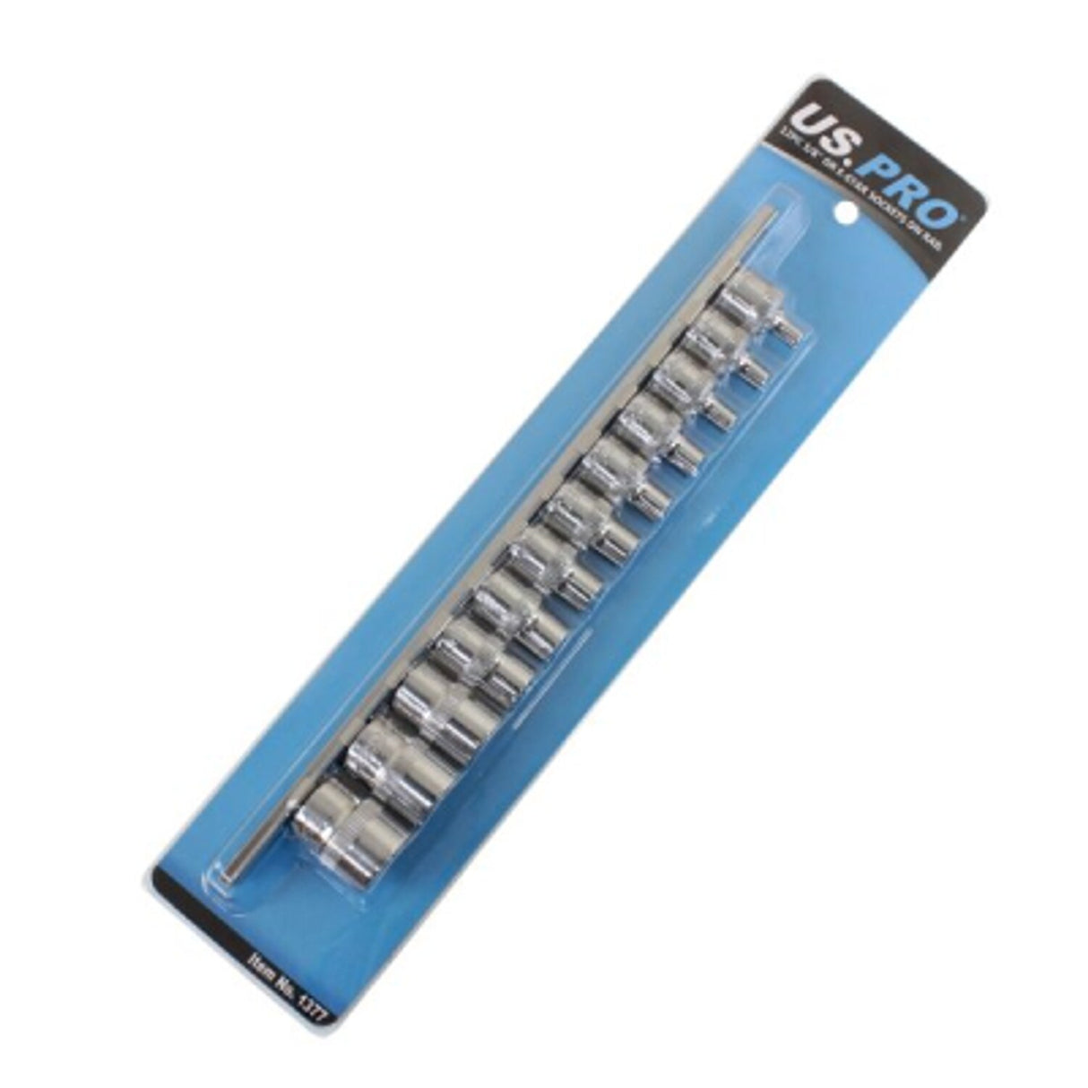12 Piece 3/8in Dr E Star Sockets on Rail