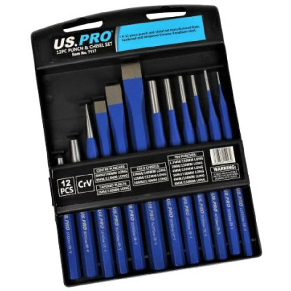 12 Piece Punch and Chisel Set