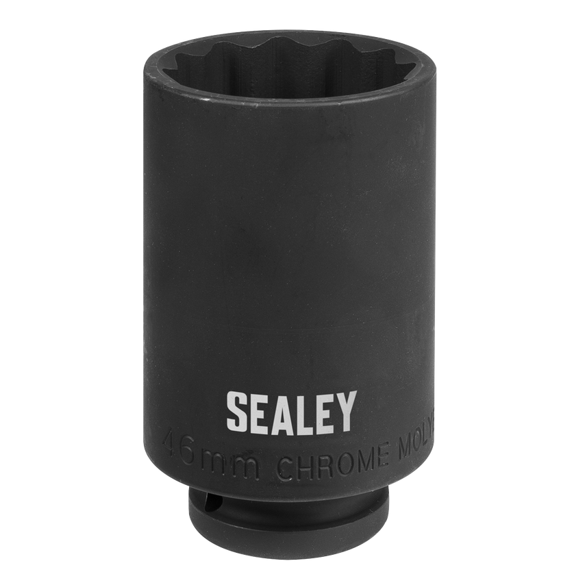 1/2" Sq Drive 46mm 12-Point Impact Socket