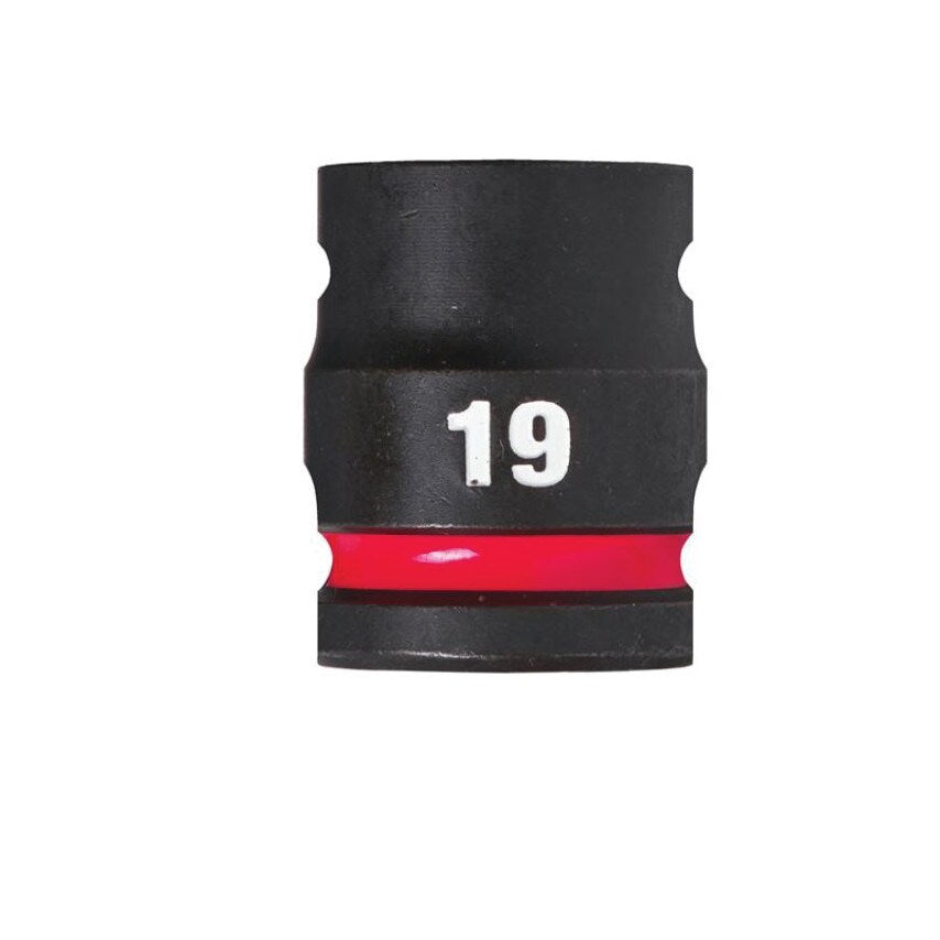 1/2" Sq Drive Shockwave Impact Socket 19mm Std-Ii