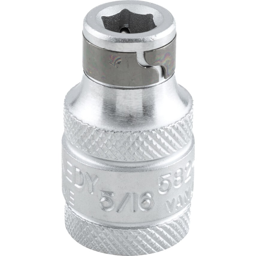 1/2" Square DR x 5/16" Hex Socket Adapter
