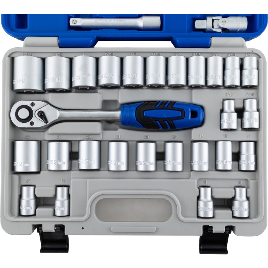 1/2" Square Drive 41 Piece Metric/Whitworth/Af Socket Set