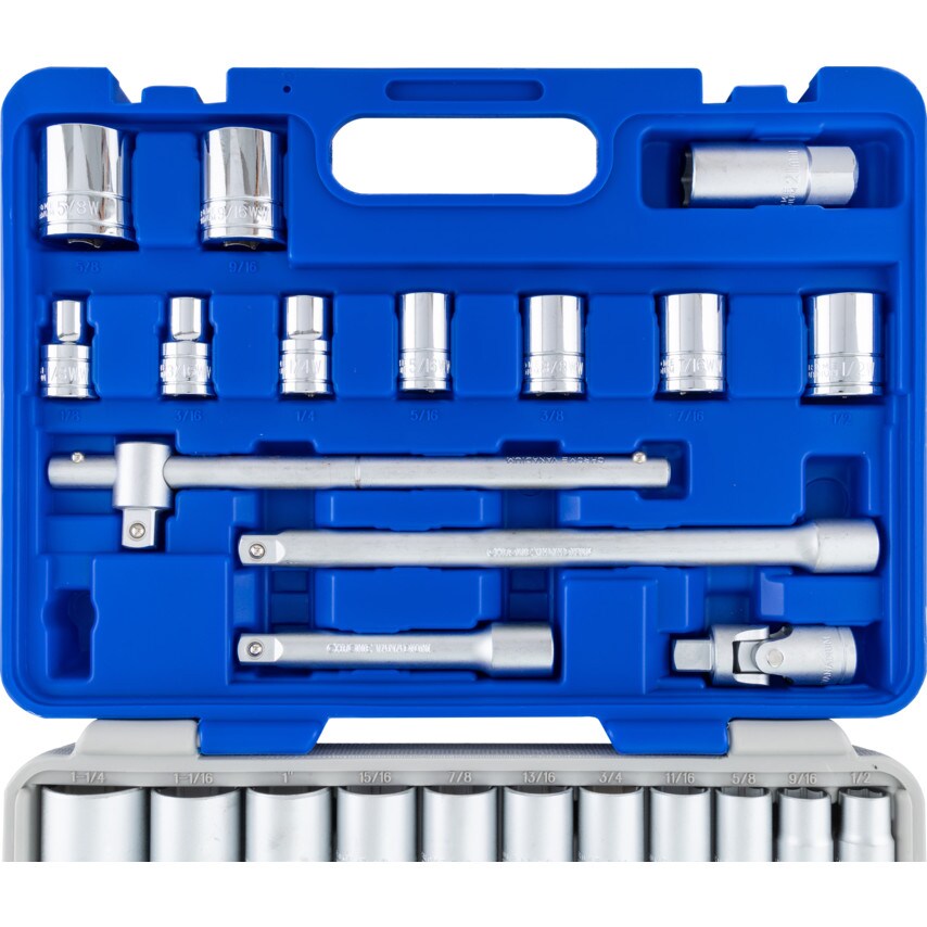 1/2" Square Drive 41 Piece Metric/Whitworth/Af Socket Set