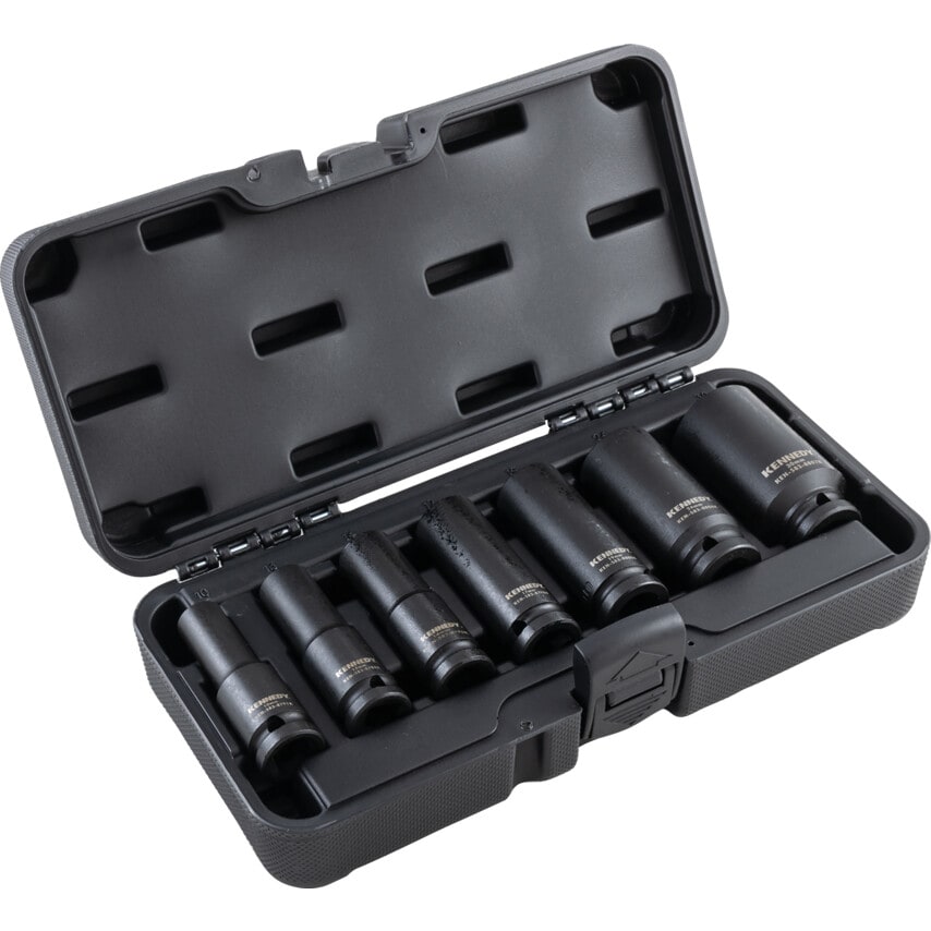 1/2" Square Drive Deep Impact Socket Set - 7 Piece