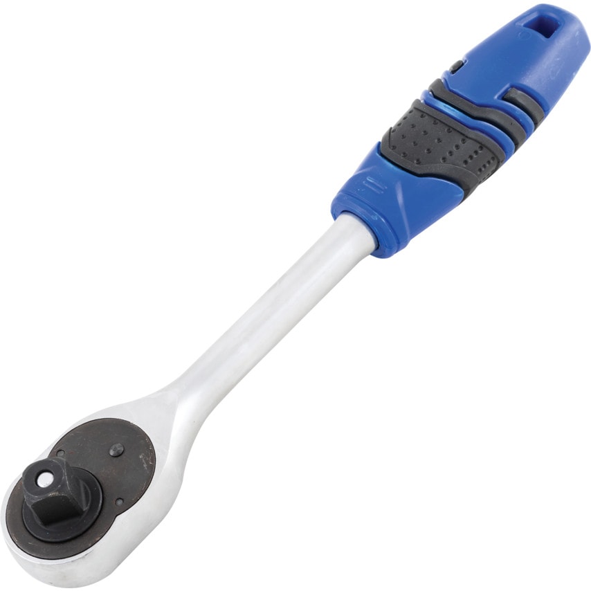 1/2 Square Drive Q/R 72T Ratchet Handle - Rubber"