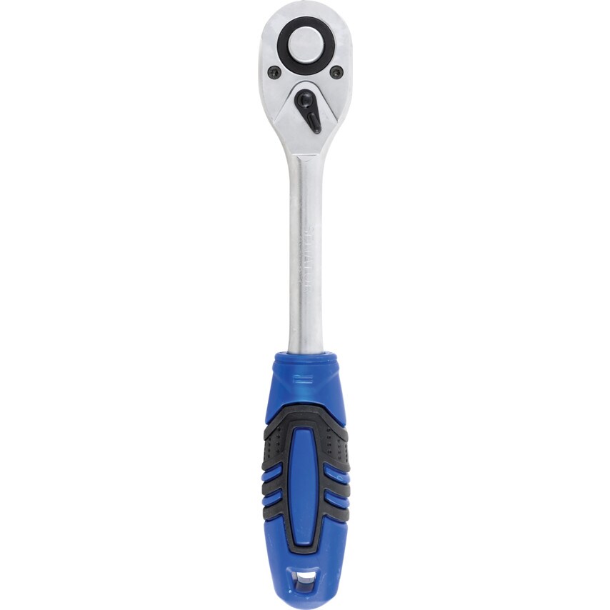 1/2 Square Drive Q/R 72T Ratchet Handle - Rubber"