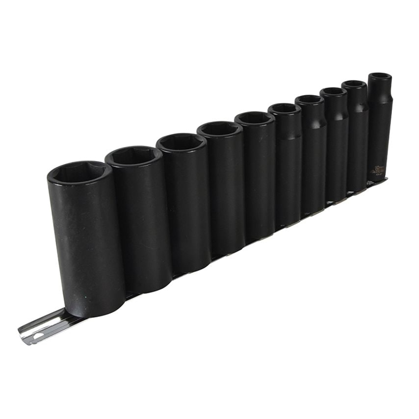 1/2in Drive 9126 Deep Impact Socket Set, 10 Piece TEN9126