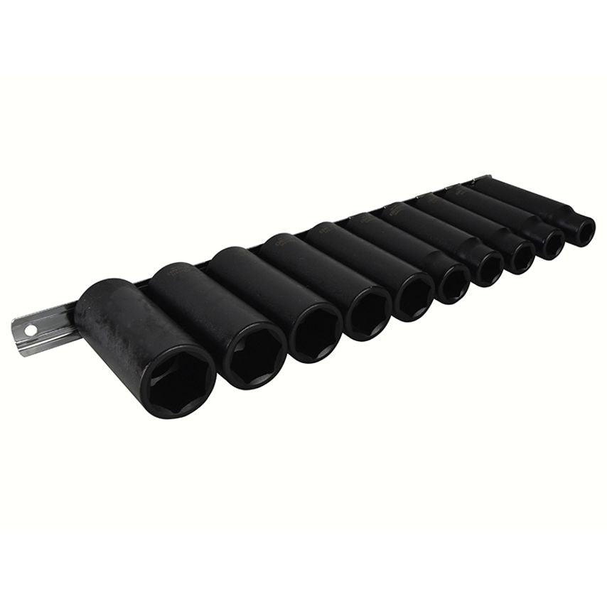 1/2in Drive 9126 Deep Impact Socket Set, 10 Piece TEN9126