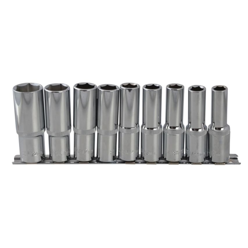 1/2in Drive Deep Socket Set, 9 Piece B/S01541