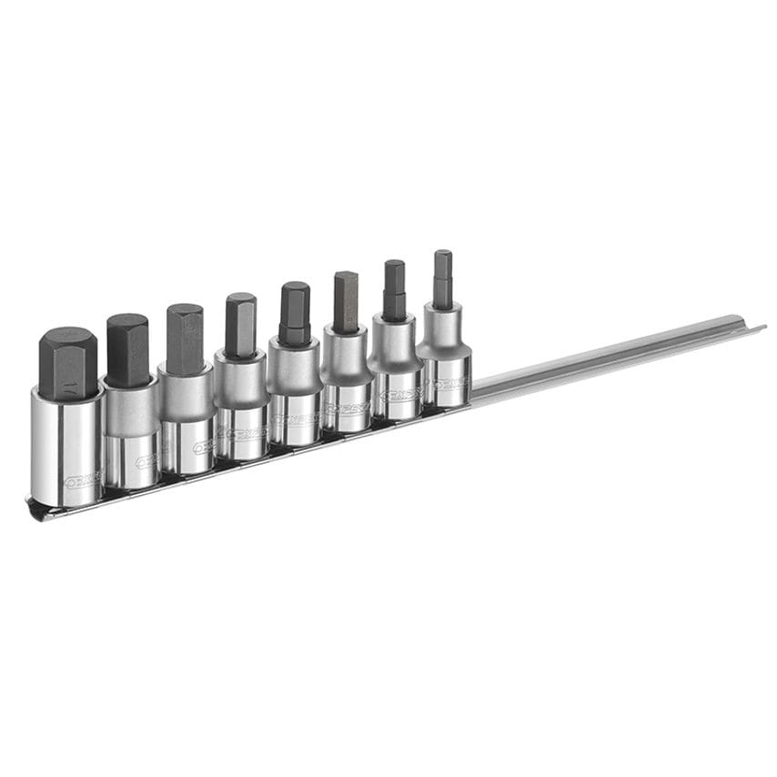 1/2in Drive Hex Bit Socket Set, 8 Piece BRIE032904B