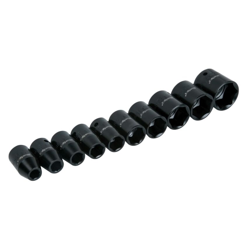 1/2in Metric Impact Socket Set 9-27mm, 10 Piece B/S1537