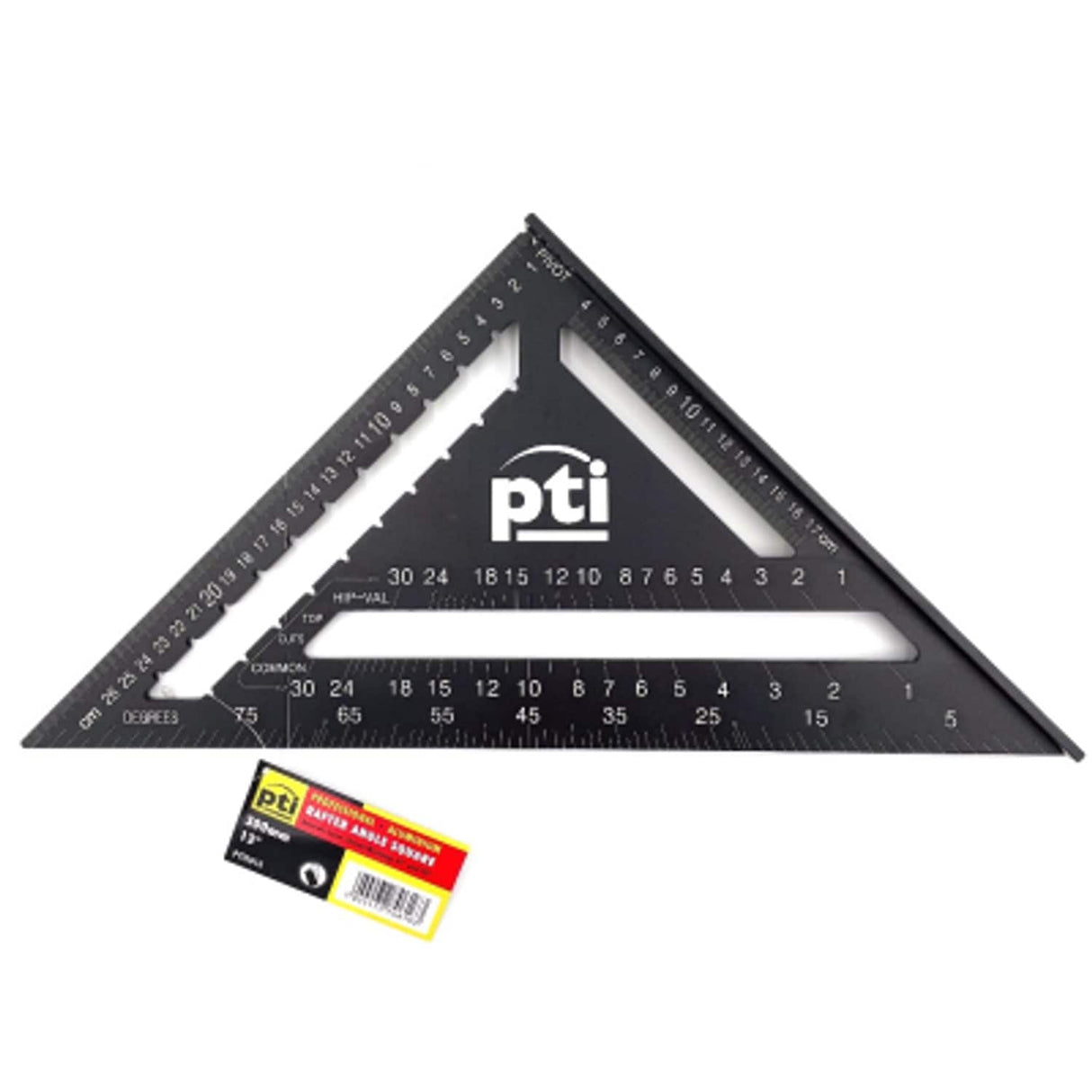 12in PTI Rafter Roofing Angle Square 300mm Black Anodised Aluminium