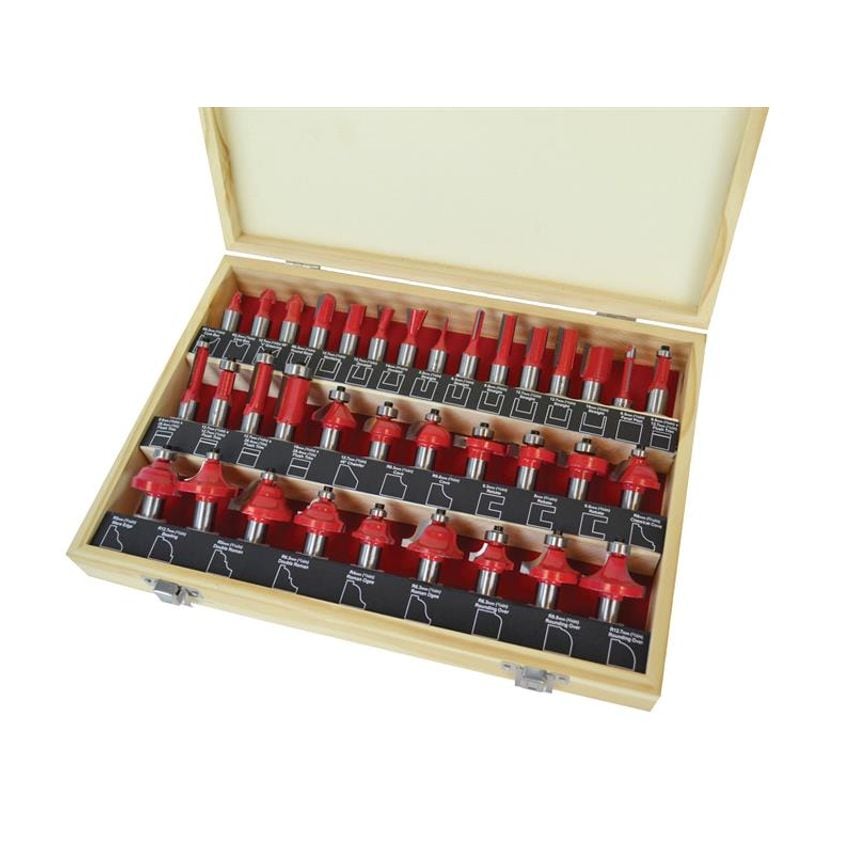 1/2in TCT Router Bit Set, 35 Piece FAIRBS35