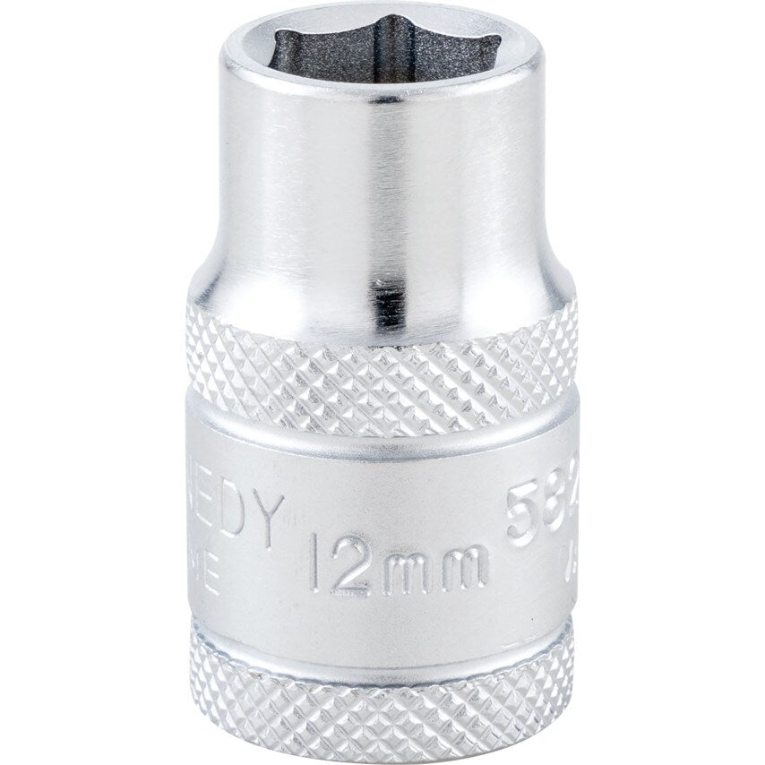 12mm Single Hex Socket 1/2" Square Drive