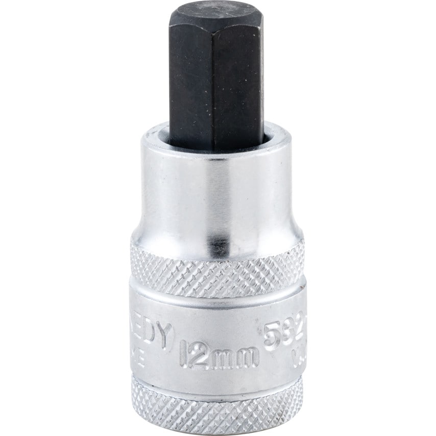 12mm x 55mm Hex Bit Socket 1/2" Square Drive