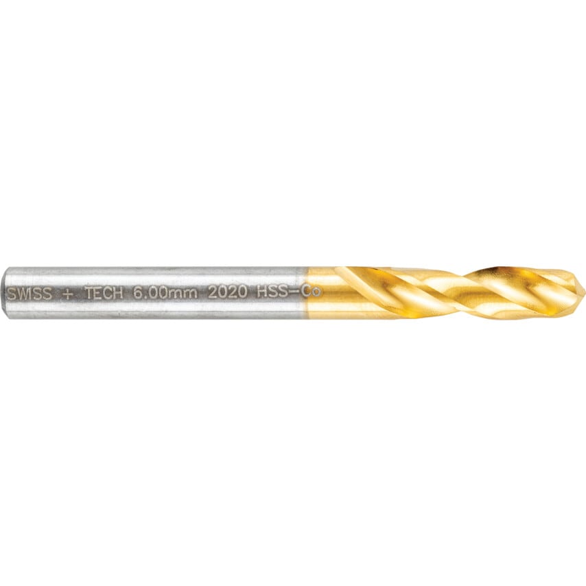 13.00MM H/Duty Cobalt Stub + TiN Drill