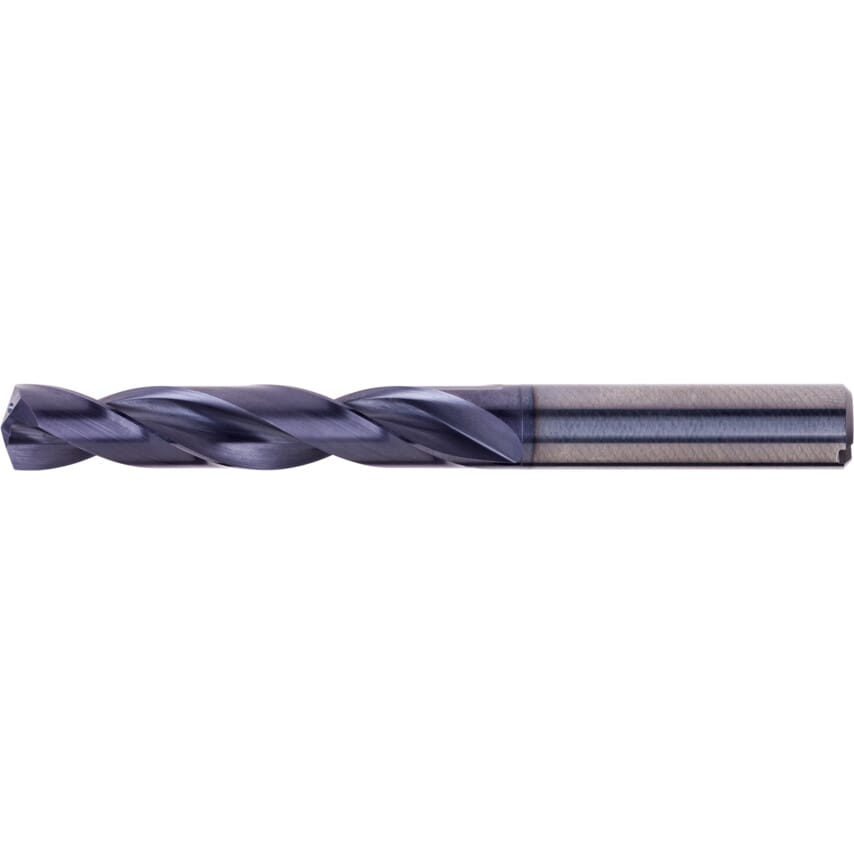 13.00 mm Long Series SC TiAlN Stepped Shank Coolant Feed 5xD Drill