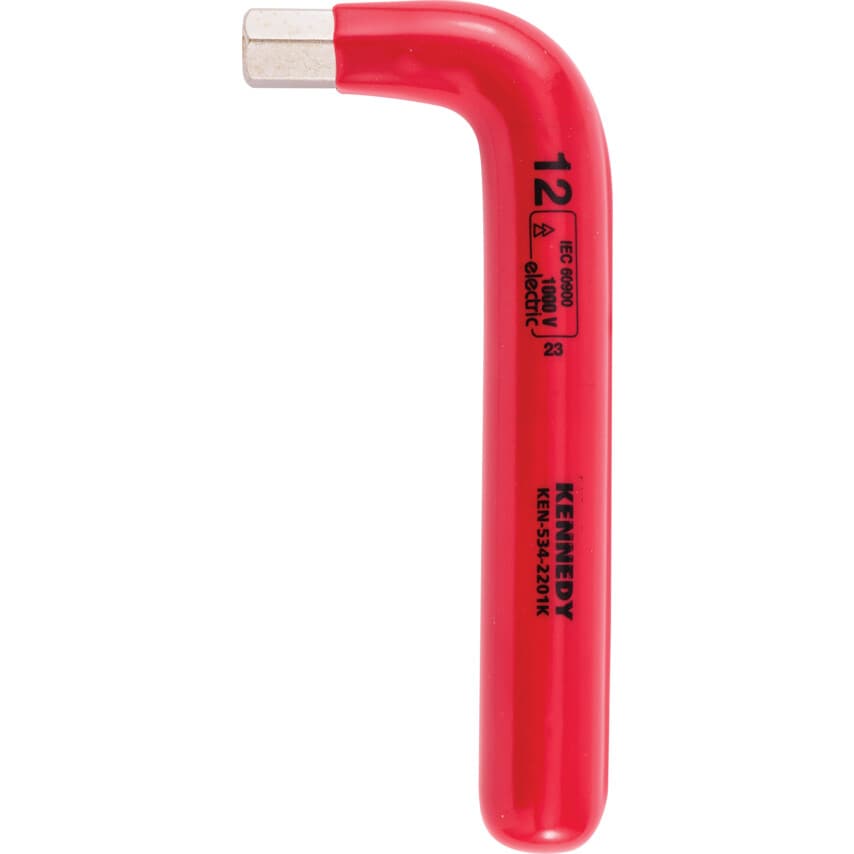 130 x 12mm Insulated Hexagon Key Safety Dip-Insulation DIN 911