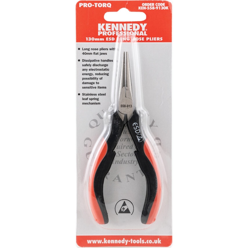130mm/5.1/4" ESD Long Nose Pliers