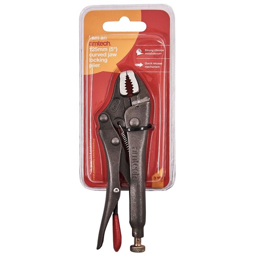 130mm (5") Curved Jaw Locking Pliers