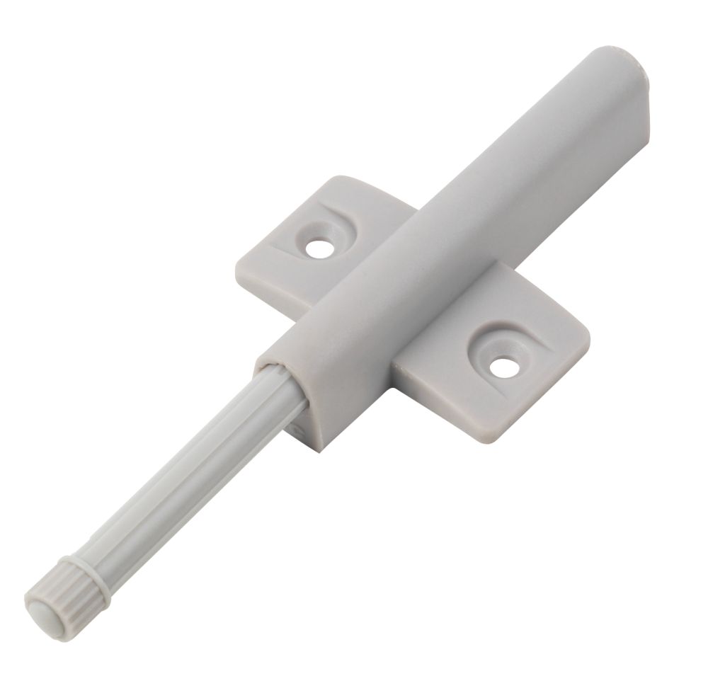 Essentials Bumper Push Latches Grey 84mm x 45mm 5 Pack